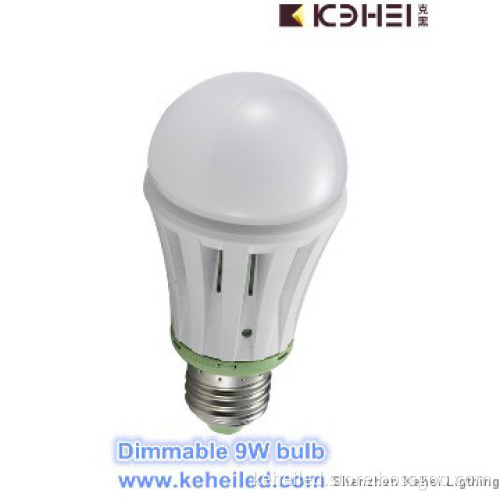 9W Dimmable E27 bulb with CE RoHS approval 85lm/W global bulbs